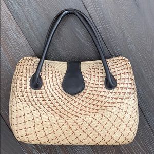Straw handbag